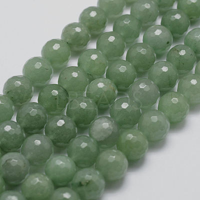 Natural Green Aventurine Beads Strands G-D840-28-6mm-1