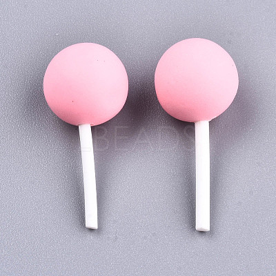 Handmade Polymer Clay 3D Lollipop Embellishments CLAY-T016-82E-1