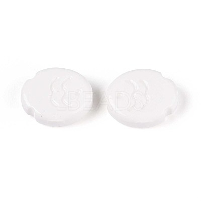 Handmade Porcelain Ceramic Beads PORC-T133-24G-1