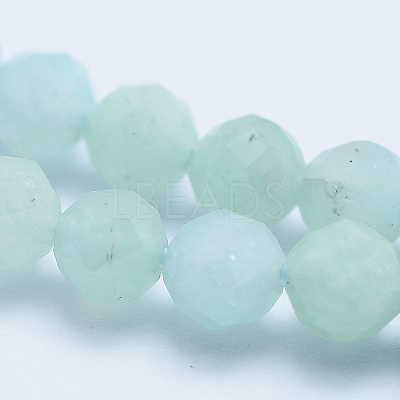 Natural Amazonite Beads Strands G-E411-43-4mm-1