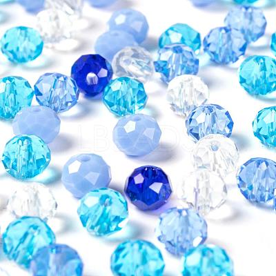 500Pcs 5Colors Electroplate Glass Beads EGLA-LS0001-01A-1