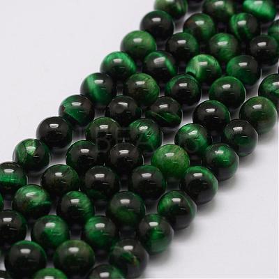 Natural Tiger Eye Bead Strands G-P230-08-G-6mm-1