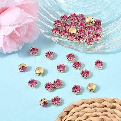 Preciosa&reg MAXIMA Crystal in Sew-On Cup X-PRC-SS34-70010-G-1