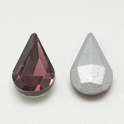 Pointed Back Glass Rhinestone Cabochons RGLA-T082-5x8mm-18-1