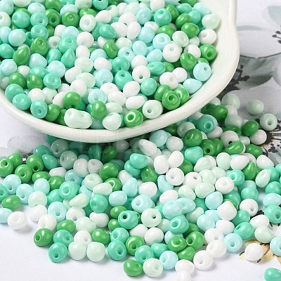 6/0 Opaque Baking Paint Glass Seed Beads X1-SEED-M012-02A-27-1