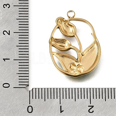 304 Stainless Steel Pendants STAS-N108-99G-03-1