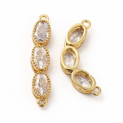 Rack Plating Eco-Friendly Brass Micro Pave Cubic Zirconia Pendants KK-K165-27G-01-1