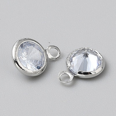 Alloy Micro Pave Cubic Zirconia Pendant FIND-WH0432-12C-P-1