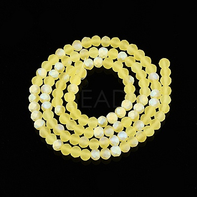 Transparent Glass Beads Strands LS-EGLA-A044-T4mm-MB29-1