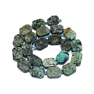 Natural African Turquoise(Jasper) Beads Strands G-F725-01-1