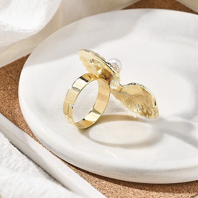 Conch Alloy Adjustable Rings for Women LS-RJEW-B108-03KCG-1