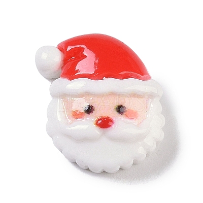 Opaque Christmas Theme Resin Cabochons LS-RESI-H162-06J-1