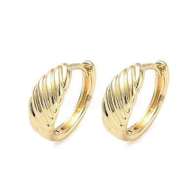 Brass Hoop Earrings KK-CBA30C7-32G-1