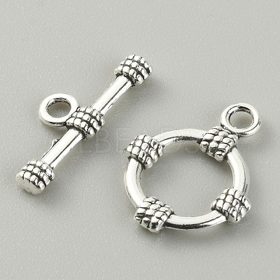 Tibetan Style Alloy Toggle Clasps LS-FIND-CJC0017-21D-AS-1