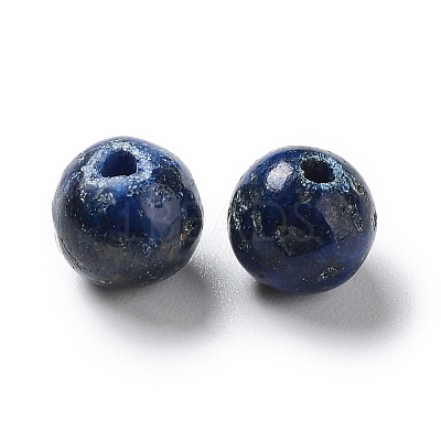 Natural Lapis Lazuli Beads G-K311-02A-6mm-01-1