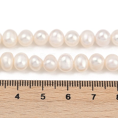 Natural Cultured Freshwater Pearl Beads Strands PEAR-I007-07Y-03A-1