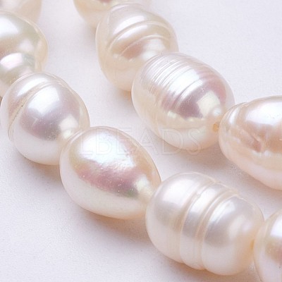 Natural Cultured Freshwater Pearl Beads Strands PEAR-P002-27-1