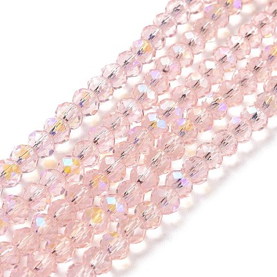 Electroplate Glass Beads Strands LS-EGLA-A034-T10mm-L18-1