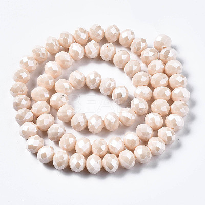 Electroplate Glass Beads Strands LS-EGLA-A034-P10mm-A17-1