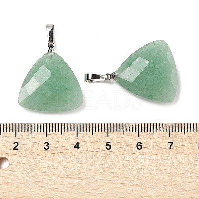 Natural Green Aventurine Pendants G-L614-D04-P03-1
