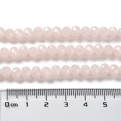 Baking Paint Imitation Jade Glass Bead Strands DGLA-A034-J10mm-A41-1