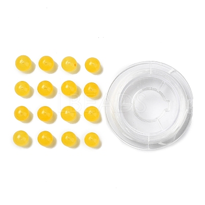 100Pcs Natural White Jade Beads DIY-SZ0004-58M-1