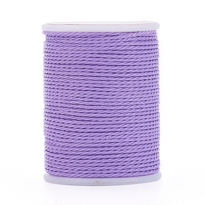 Round Waxed Polyester Cord YC-G006-01-1.0mm-11-1