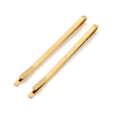 Ion Plating(IP) 304 Stainless Steel Hair Bobby Pins M043-01G-1