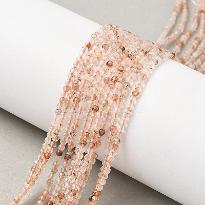 Natural Rutilated Quartz Beads Strands G-L622-C06-2mm-1