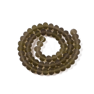 Transparent Glass Beads Strands EGLA-A044-T8mm-MD16-1