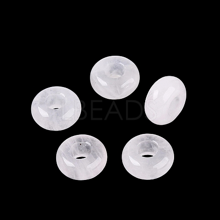 Natural White Jade European Beads G-Q602-04A-1