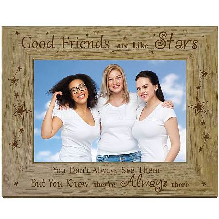 MDF Photo Frames DJEW-WH0110-001-1