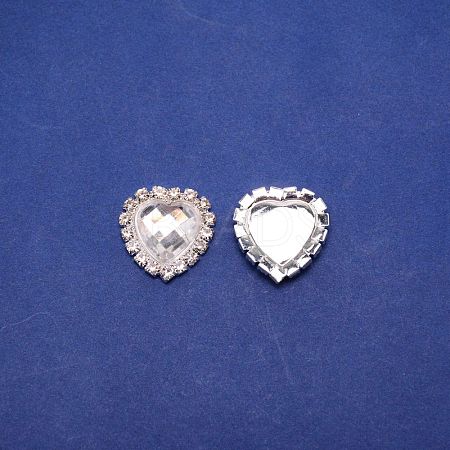 Acrylic Rhinestone Cabochons FIND-WH0096-68S-1