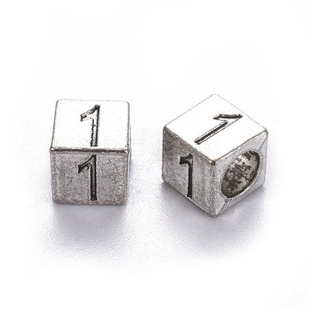 Alloy European Beads LS-PALLOY-WH0065-52A-1