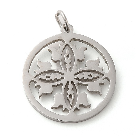 Non-Tarnish 304 Stainless Steel Pendants STAS-C086-05K-P-1