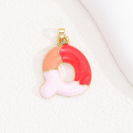 Alloy Enamel Pendants ENAM-S023-01G-Q-1