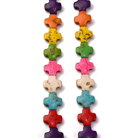 Synthetic Turquoise Beads Strands G-C147-07-1