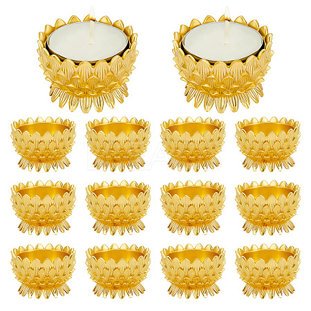 14Pcs Alloy Candle Holders AJEW-WA0004-41-1