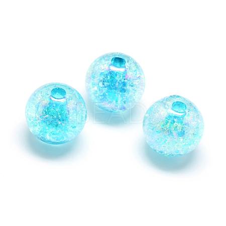Crackle Style Acrylic Beads MACR-S825-20mm-G-1