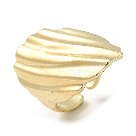 Brass Open Cuff Rings RJEW-Q778-08G-1