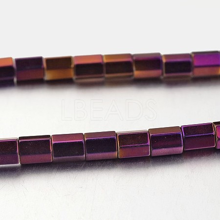 Electroplate Non-magnetic Synthetic Hematite Bead Strands G-F300-38A-04-1