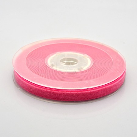 Polyester Velvet Ribbon for Gift Packing and Festival Decoration SRIB-M001-10mm-187-1