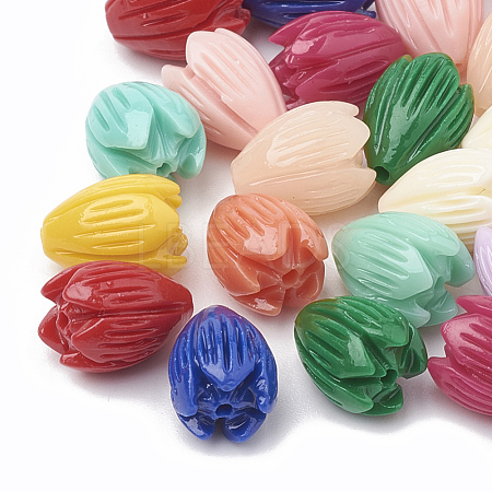 Dyed Synthetic Coral Beads CORA-N002-B-04-1