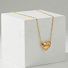 304 Stainless Steel Pendant Necklaces WGF71AA-01-4