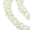Baking Electroplate Glass Beads Strands X-DGLA-A039-J2MM-B17-3