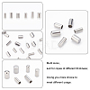 Unicraftale 240Pcs 6 Style Stainless Steel Cord Ends STAS-UN0025-46-5