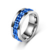 304 Stainless Steel Gear Rotatable Finger Rings FS-WGAD37A-12-1