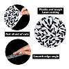 12Pcs 12 Styles PET Plastic Hollow Out Drawing Painting Stencils Templates DIY-WH0286-049-3