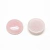 Natural Rose Quartz Cabochons G-R416-20mm-48-2