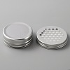 Aluminium Shallow Round Candle Tins AJEW-WH0312-58C-3